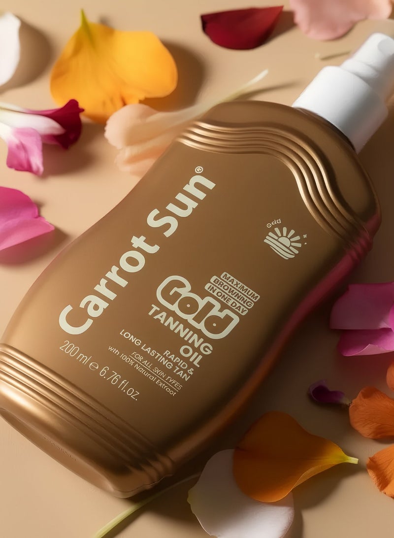 Carrot Sun Gold Tanning Oil  200ml - Image 4