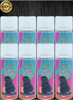 8 Pieces Roval Temporary Hair Color Spray Black