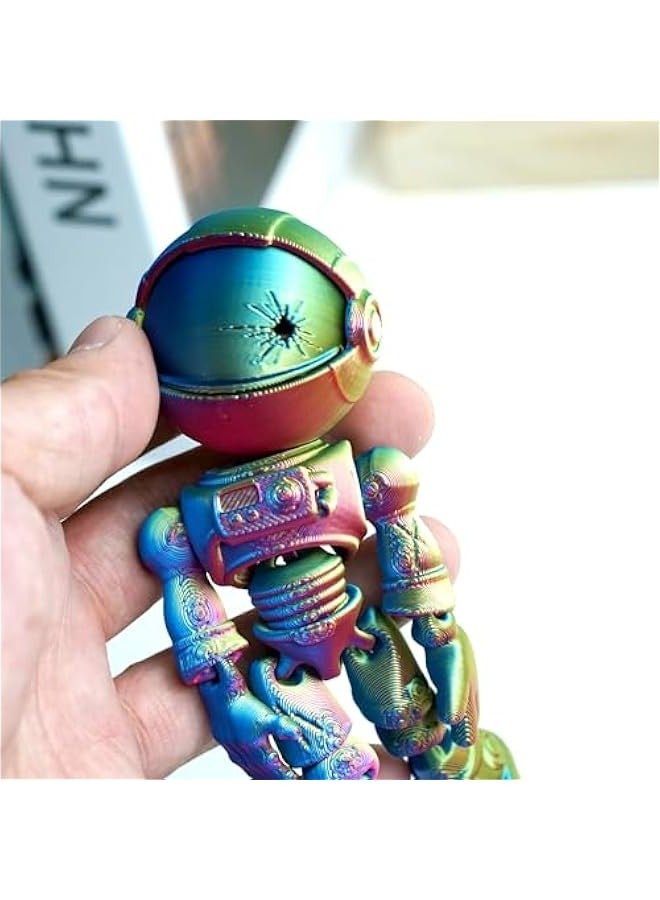 3D Printed Skeleton Astronaut,Articulated Zombie Astronauts Models,Flexible Joint Figurines, 3D Printing Stuff Cheap,Stress Relief, Fidget restlessness, ADHD Toys, Surprise Fantasy Gifts - Image 3