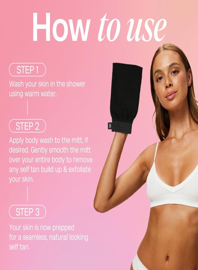 Bali Body Exfoliating Mitt | Effectively Remove Self Tan Build Up | Gently Exfoliates & Preps Skin for a Seamless, Natural Self Tan Application | Reusable and Easy to Clean Exfoliating Glove - Image 4