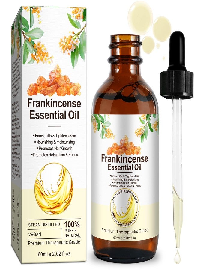 Frankincense Essential Oil,Organic Frankincense Essential for Face,Skin and Body - Premium Grade Essential Oil for Diffuser and Aromatherapy 60ml - Image 1