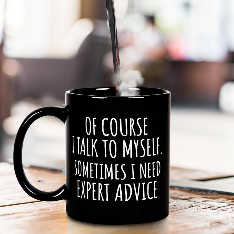 Fatbaby Funny Coffee Mug Gifts For Coworkers Friends,Birthday Christmas Thanksgiving Gag Gifts For Women Men,Of Course Office Sarcastic Tea Cup 11 OZ - Image 3