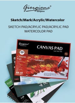 Giorgione A3 Acrylic Painting Pad – Single-Sided Glue-Bound Artist Practice Sketchbook  - Image 1