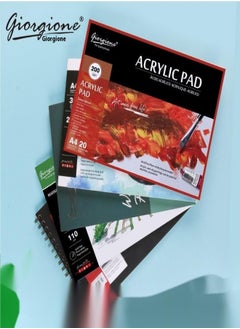 Giorgione A3 Acrylic Painting Pad – Single-Sided Glue-Bound Artist Practice Sketchbook  - Image 2