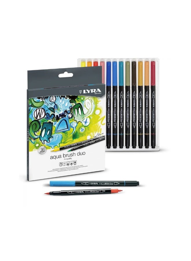 Marker Aqua Brush Duo Set 12