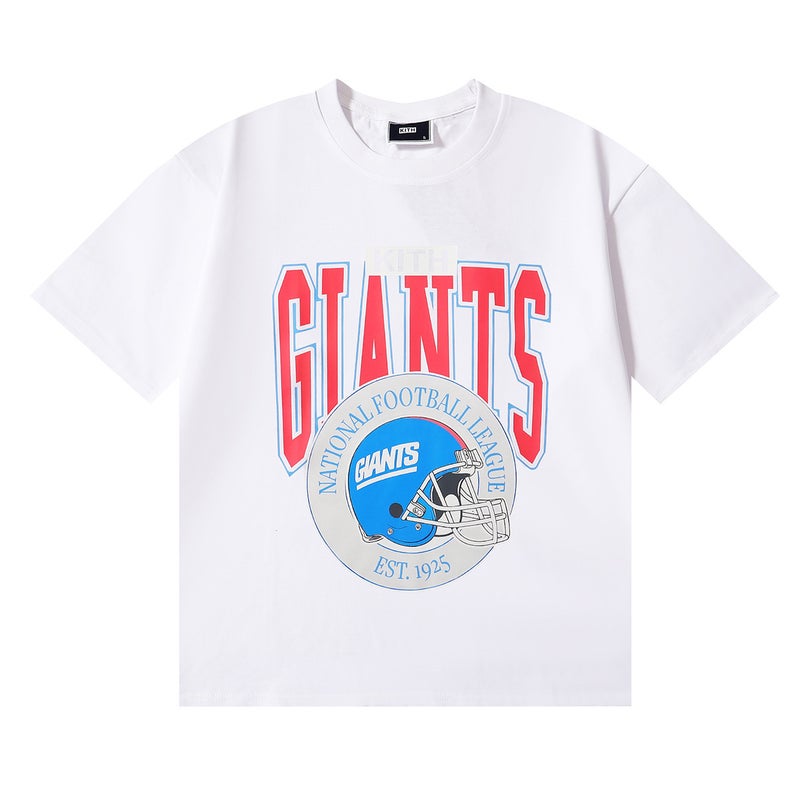 Ins Trendy Brand Kith Co-Branded Printed Casual Double Yarn Cotton Short-Sleeved Loose Sports T-Shirt For Men And Women - Image 4