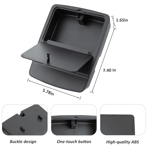 JKCOVER Center Console Hidden Organizer Box Compatible with Jeep Wrangler JK/JKU 2011-2016 2017 2018 Accessories Armrest Secret Compartment One-Touch Hidden Storage （Patent Design） - Image 4