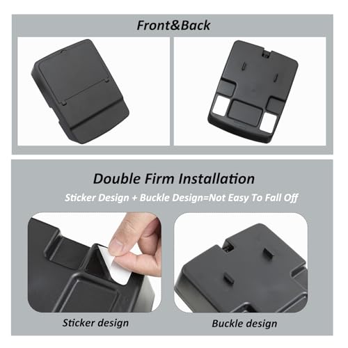 JKCOVER Center Console Hidden Organizer Box Compatible with Jeep Wrangler JK/JKU 2011-2016 2017 2018 Accessories Armrest Secret Compartment One-Touch Hidden Storage （Patent Design） - Image 5
