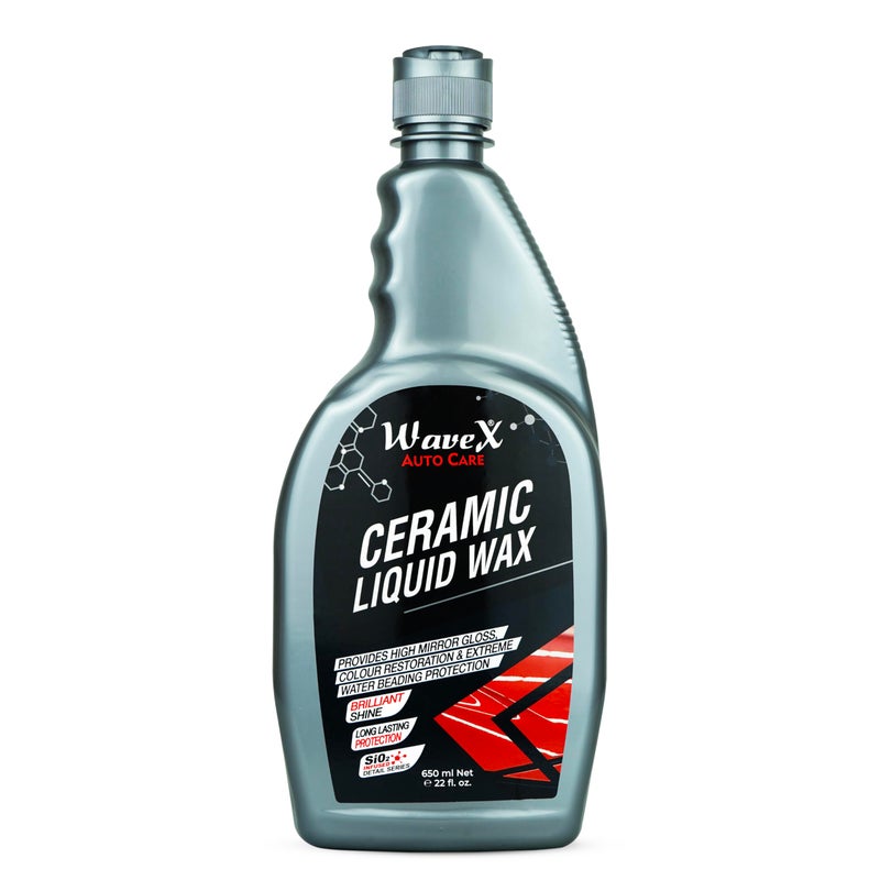Wavex Car Wax | SiO2 Ceramic Liquid Wax Car Polish 650 ml | Gives Deep Gloss and Ultimate protection - Image 2