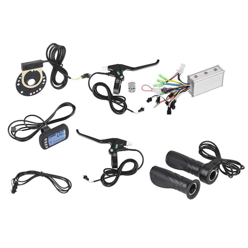 comfrt Brushless Controller Set, 24V/36V 250W/350W Brushless Motor and Controller Throttle Grip Set for Electric Scooter Bike Motor Electric Bicycle Kit - Image 1