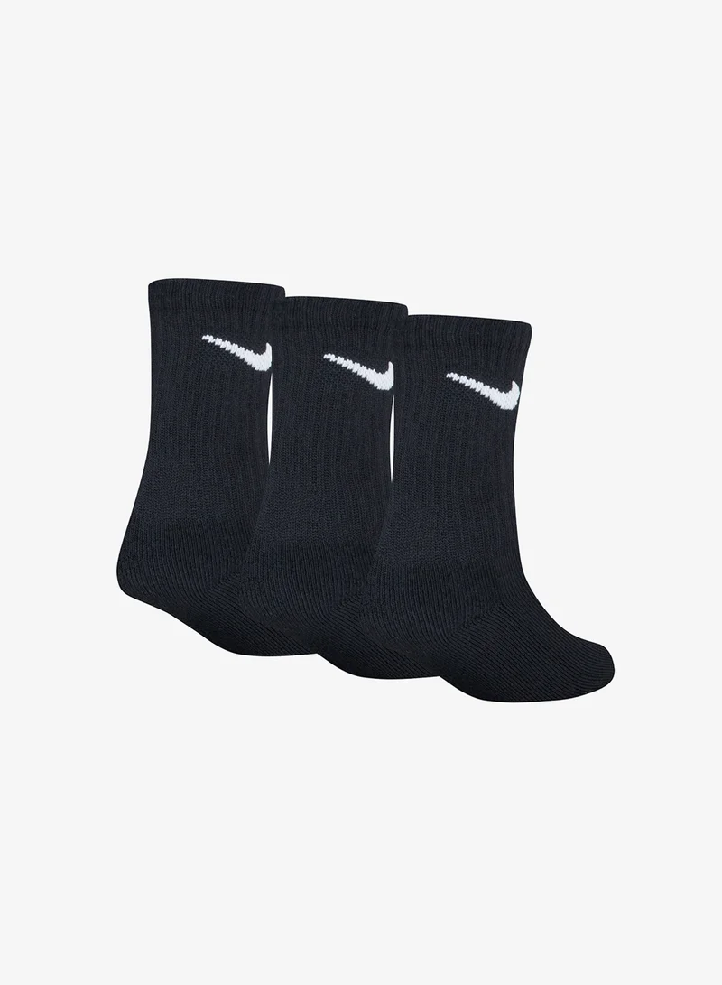 نايكي طقم جوارب أساسية برقبة دائرية للأطفال  قطع