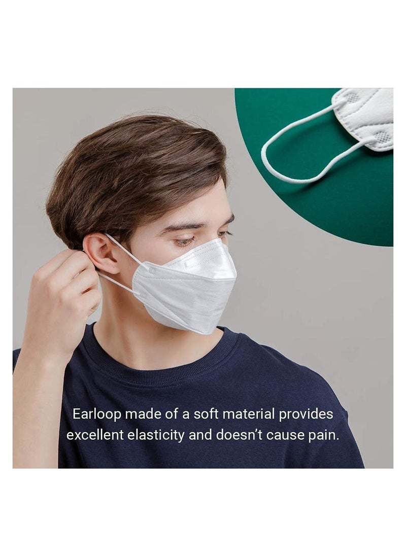 Dr. Puri - Dr. Puri KF94 Micro-Dust Protection Face Mask (White) PFE 94% (20pcs Individually Sealed /box) (Large) - Image 1