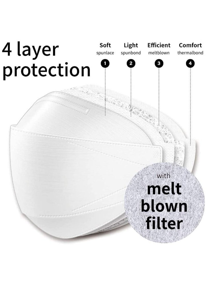 Dr. Puri - Dr. Puri KF94 Micro-Dust Protection Face Mask (White) PFE 94% (20pcs Individually Sealed /box) (Large) - Image 1