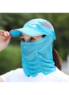 DubaiGallery Face Cover Hat Sun Hat with Breathable Removable Foldable Neck Flap Mask Mosquito Repe  - Image 1