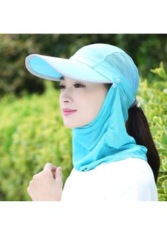 DubaiGallery Face Cover Hat Sun Hat with Breathable Removable Foldable Neck Flap Mask Mosquito Repe  - Image 4