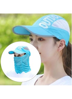 DubaiGallery Face Cover Hat Sun Hat with Breathable Removable Foldable Neck Flap Mask Mosquito Repe  - Image 3