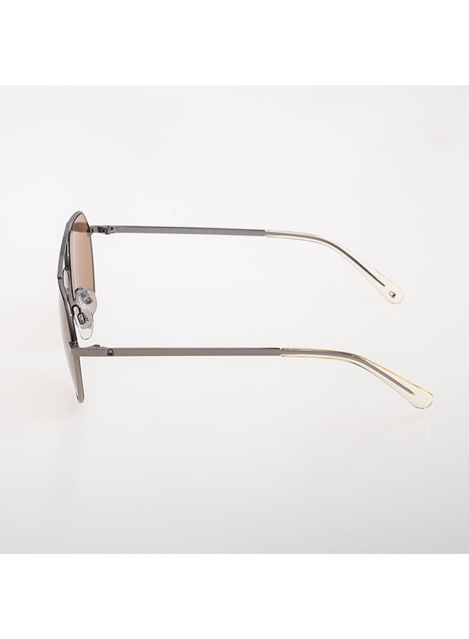 Benetton نظارة شمسية أفياتور للرجال - BE7034 - مقاس العدسة: 57 ملم - Image 3