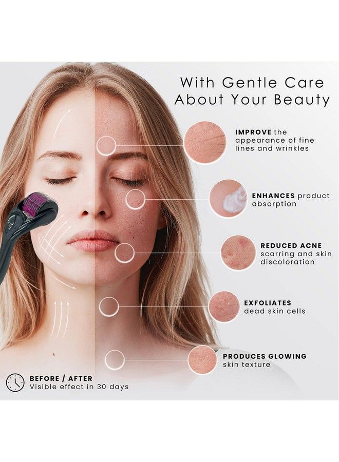 Kostech رولر ديرما (Kdr) مع 540 إبرة من سبيكة التيتانيوم (0.5 مم) لإزالة التجاعيد المضادة للشيخوخة وحب الشباب وإزالة الندبات - Image 5