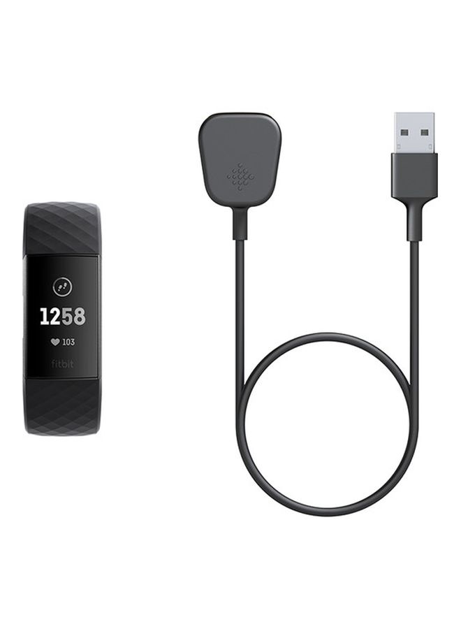 Fitbit Retail Charging Cable For Fitbit Charge 3 Black - Image 2