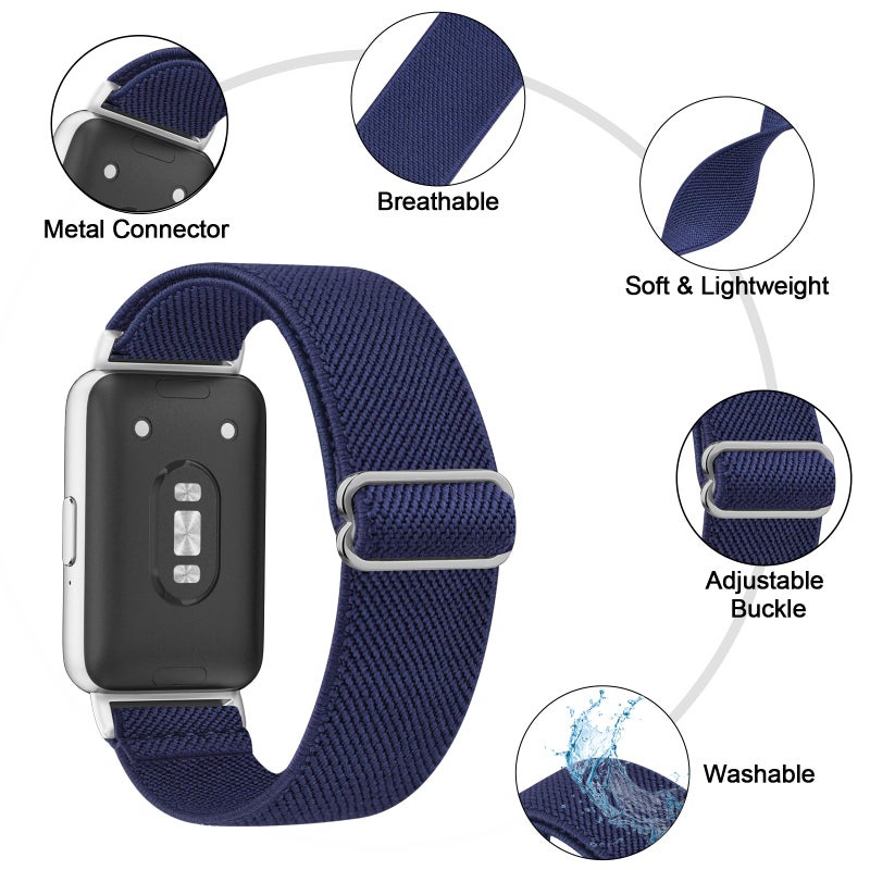 3 Pack Soft Adjustable Nylon Bands for Samsung Galaxy Fit 3 - Image 2