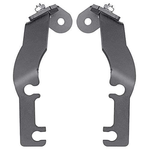 KEEGTBOX Hood Hinge Ditch LED Light Mount Bracket Kit Offroad Hood Pod Light Mount Brackets Compatible with Toyota Tacoma Truck 1995-2004 Accessories (95-04) - Image 1