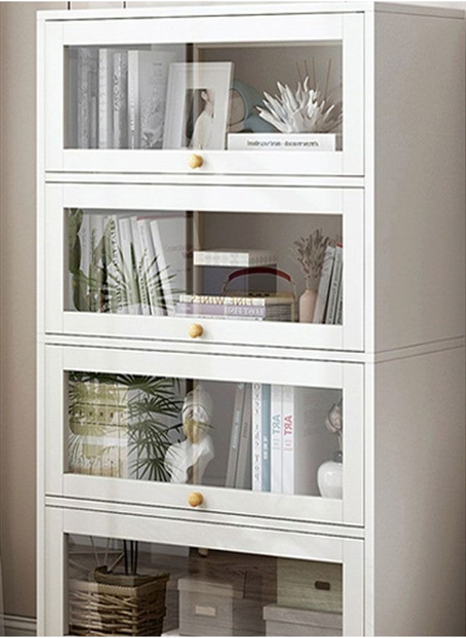 keke - 4-Tier Stackable Organizer Cabinet with Doors - Image 1