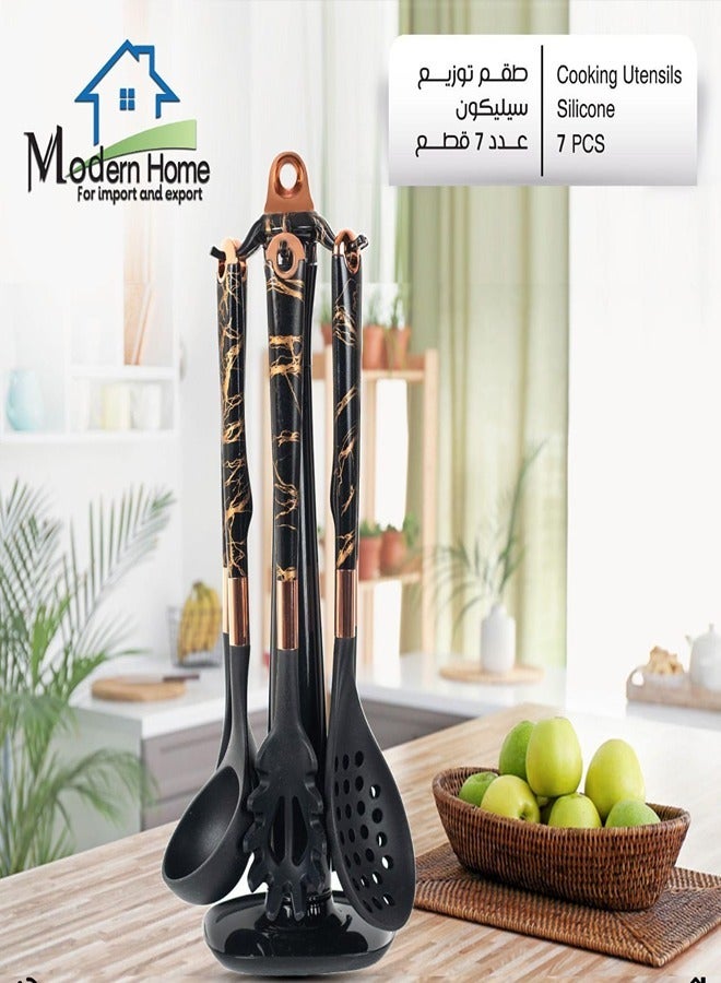 دايموند طقم توزيع 7 ق سيليكون 7 ق يد ماربل  اسود