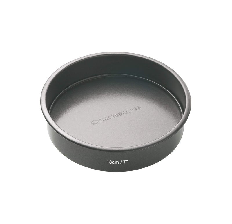 Master Class MasterClass Non-Stick Round Sandwich Tin with Loose Base, 18 cm (7") - Image 1