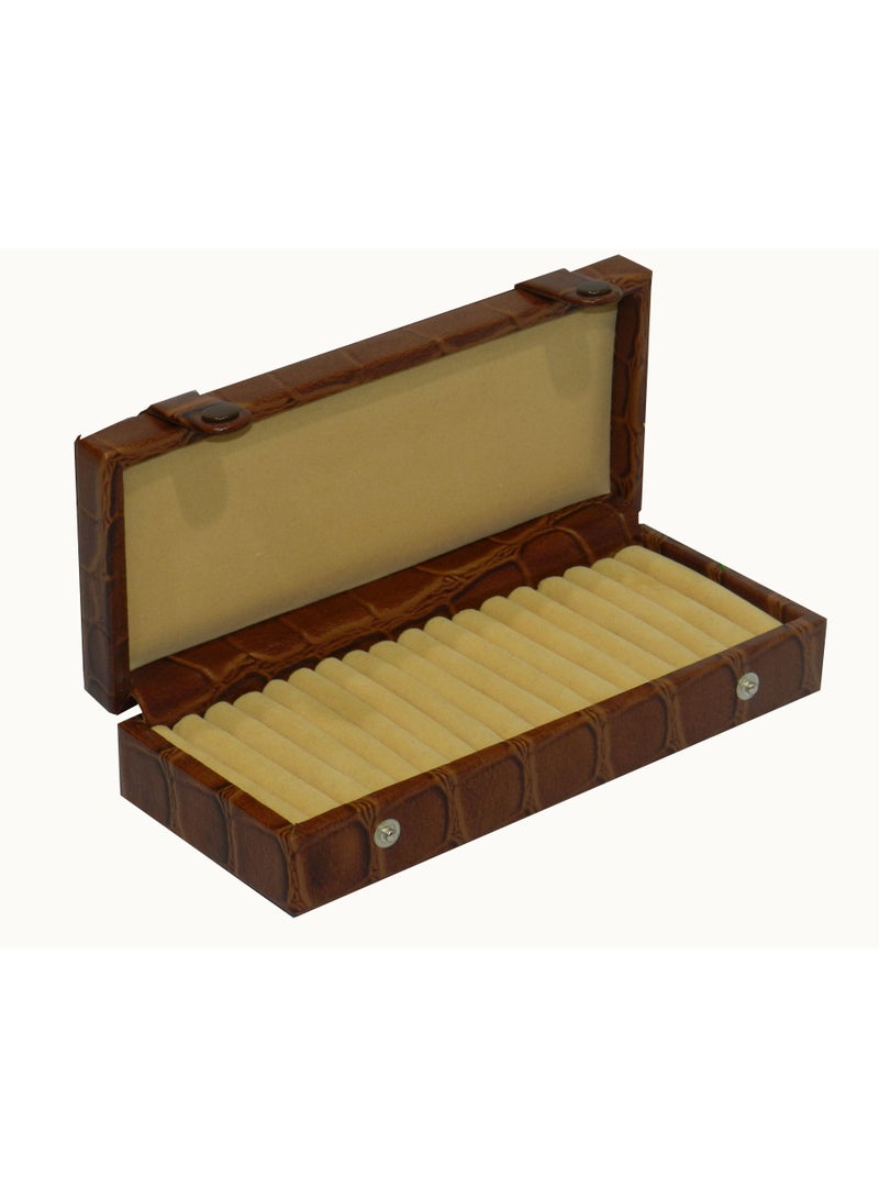 LAVERI LEATHER Laveri Ring Storage Display Box with Ring Holder Showcase for Store Display, Jewelry Show & Home ~ Jewelry Tray Organizer - Image 4