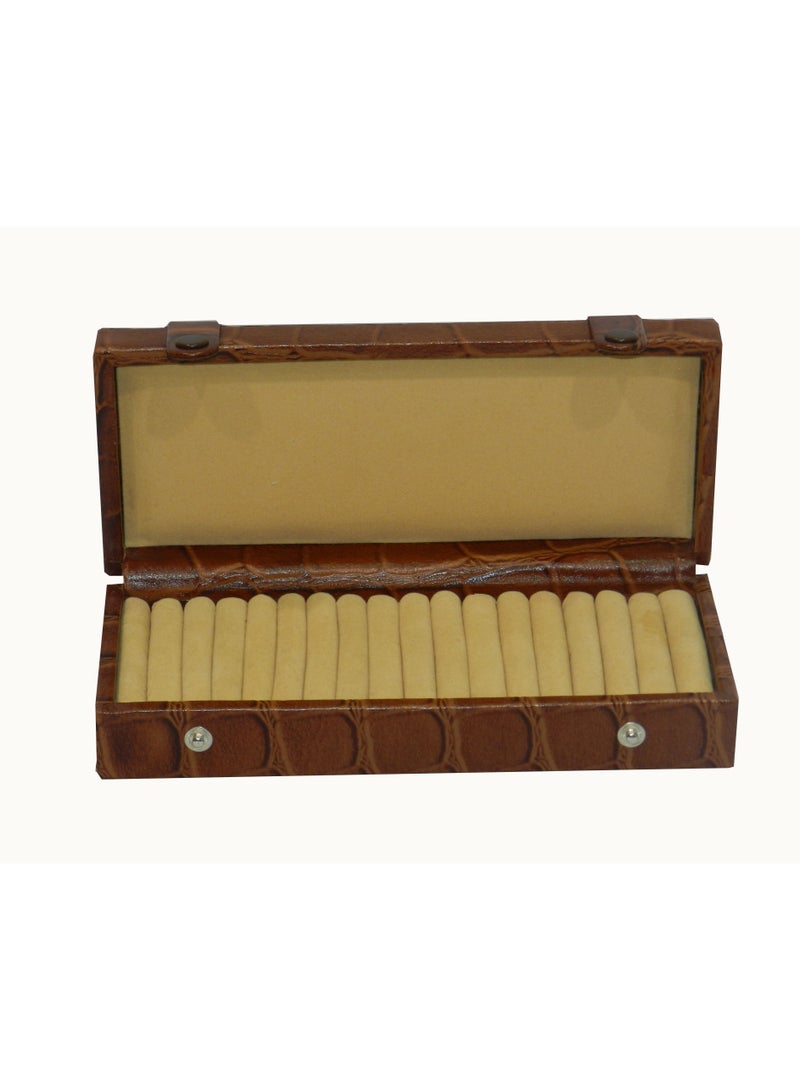 LAVERI LEATHER Laveri Ring Storage Display Box with Ring Holder Showcase for Store Display, Jewelry Show & Home ~ Jewelry Tray Organizer - Image 1