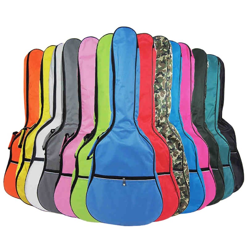 HOT SEAL 5MM Sponge Waterproof Durable Colorful Conventional Guitar Case Bag with Storage For 36 Inch Blue - Image 2
