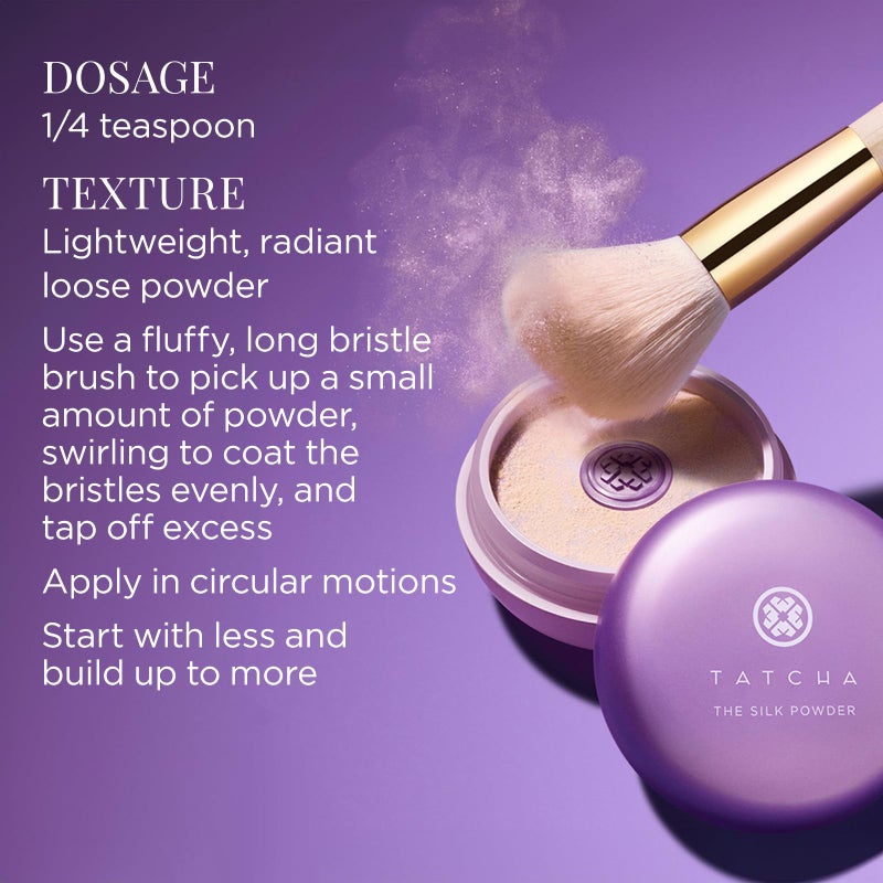 Tatcha The Silk Powder | Protective Setting Powder | Helps Makeup Last Longer, Blurs Pores & Provides a Translucent, Soft-Radiant Finish, 20 G| 0.7 oz - Image 4