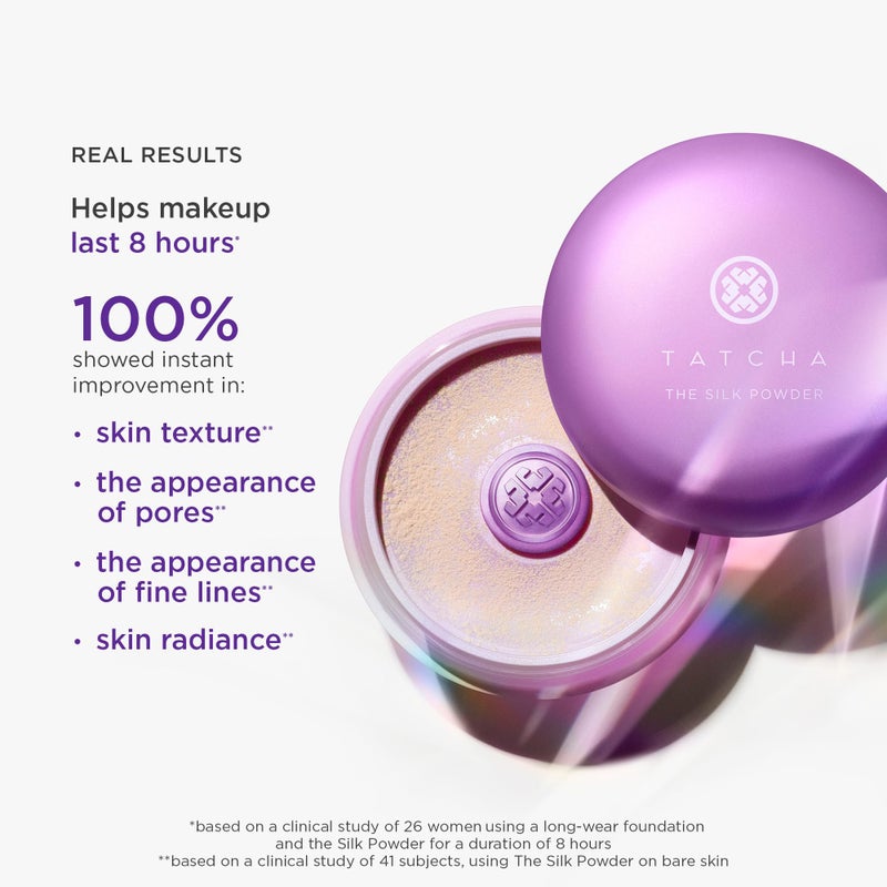 Tatcha The Silk Powder | Protective Setting Powder | Helps Makeup Last Longer, Blurs Pores & Provides a Translucent, Soft-Radiant Finish, 20 G| 0.7 oz - Image 3