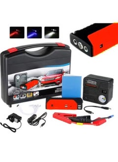 ELTRAZONE Multifunctional Car Jump Starter with Built-in Air Compressor, Portable Power Bank, LED Flashlight, and USB Charging – Ideal for Car Emergencies, Camping, Roadside Assistance, and Outdoor Activities – Compact, Powerful & Reliable for Quick Power Solutions  - Image 1