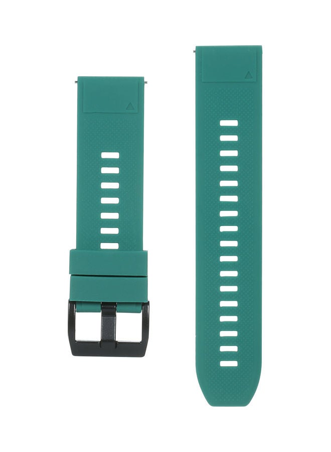 NIBEMINENT Silicone Smartwatch Band Green - Image 5