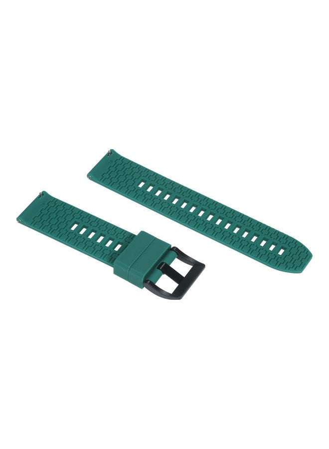 NIBEMINENT Silicone Smartwatch Band Green - Image 3
