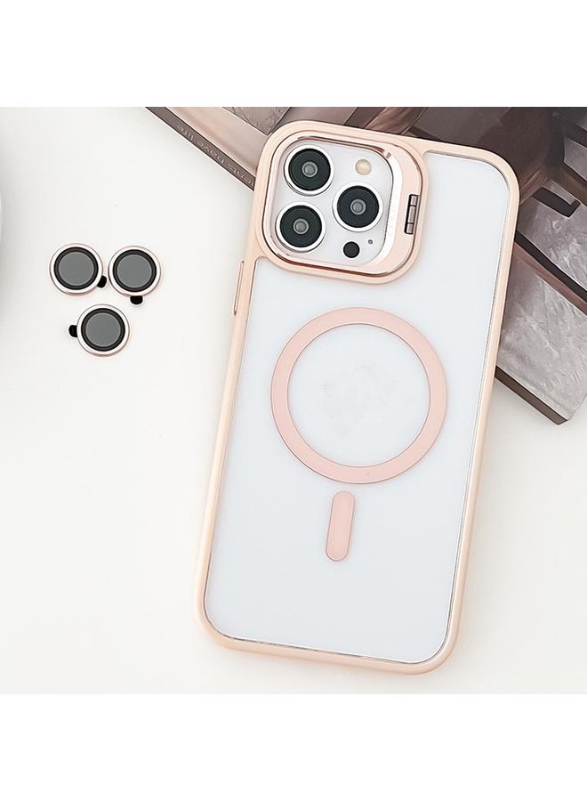 S-TOP Case For iPhone 13 Pro Max MagSafe Acrylic Hybrid TPU Holder Phone Case with Lens film - Image 1