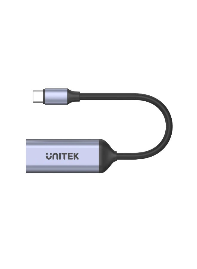UNITEK محول USB-C إلى HDMI 2.1 بدقة 8K – يدعم 8K@60Hz، 4K@120Hz، HDR، HDCP2.3، VRR، توصيل وتشغيل للألعاب والعمل، يتصل بأجهزة Thunderbolt 3 و USB-C، تصميم من الألمنيوم - Image 3
