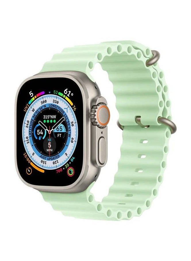 Generic - Sport New Silicone Band Compatible with Apple Watch Ultra Ocean 38/40/41mm Strap for iWatch Series Ultra 8 7 6 5 SE - Image 1