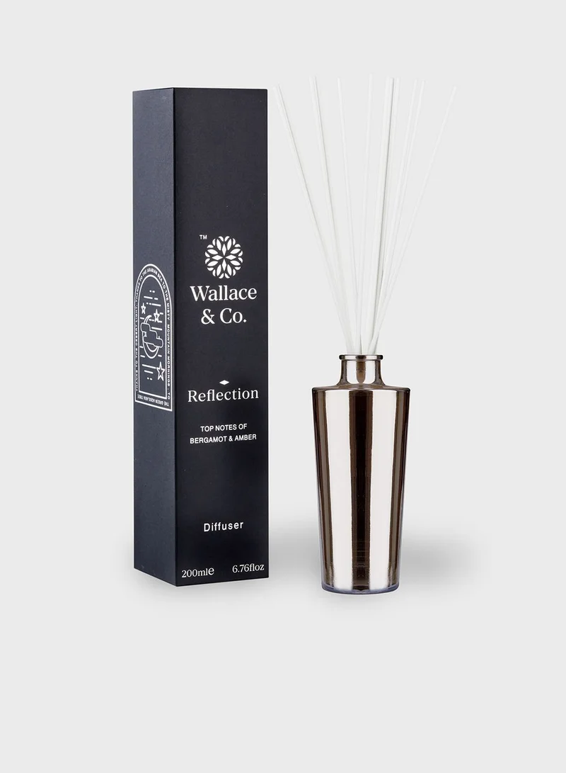 Wallace&Co Black Amber & Citrus Reflection Diffuser 200Ml