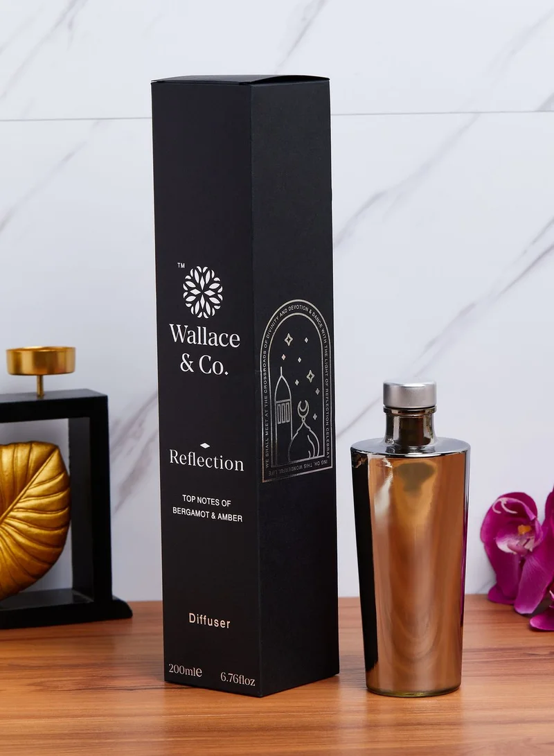 Wallace&Co Black Amber & Citrus Reflection Diffuser 200Ml