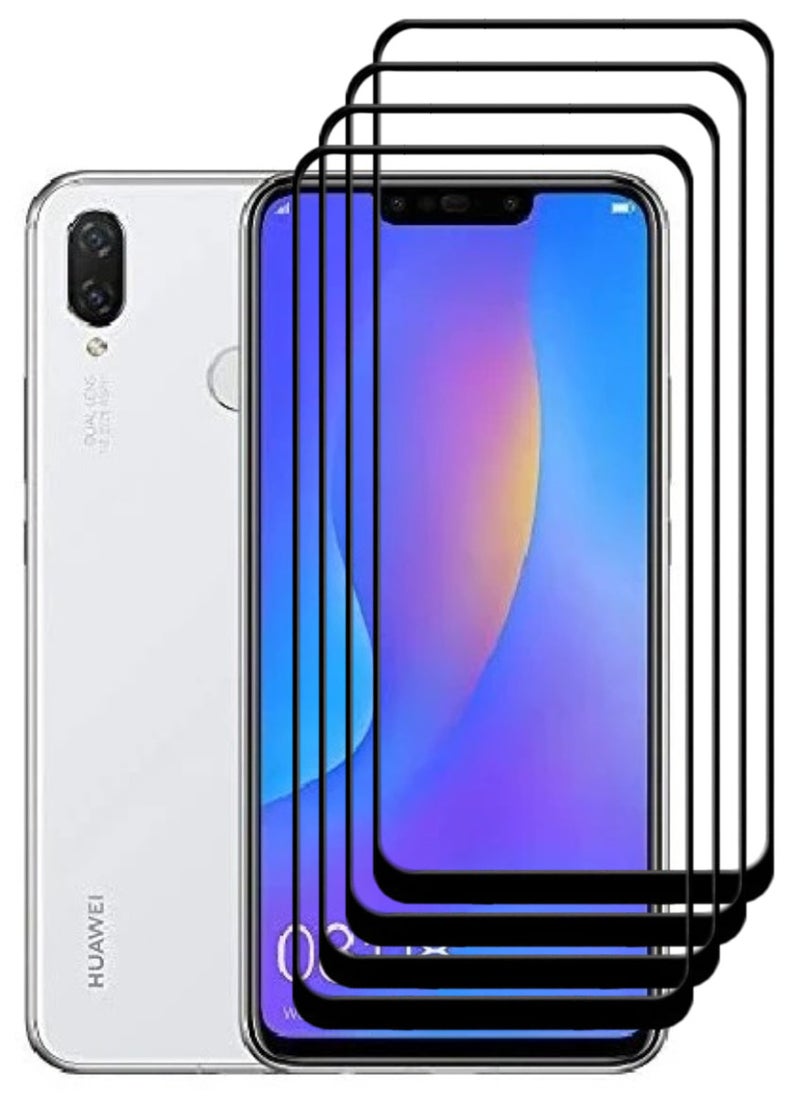 ACLIX 4 Pieces Antistatic ESD Dustproof Premium Quality High Definition Tempered Glass Screen Protector Designed For Huawei nova 3i - Image 1
