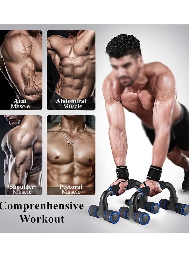 Generic Push Up Bar Fitness Push Up Bar Push-Ups Stands Bars Tool for Fitness Chest Training Equipment Exercise Training  - Image 1