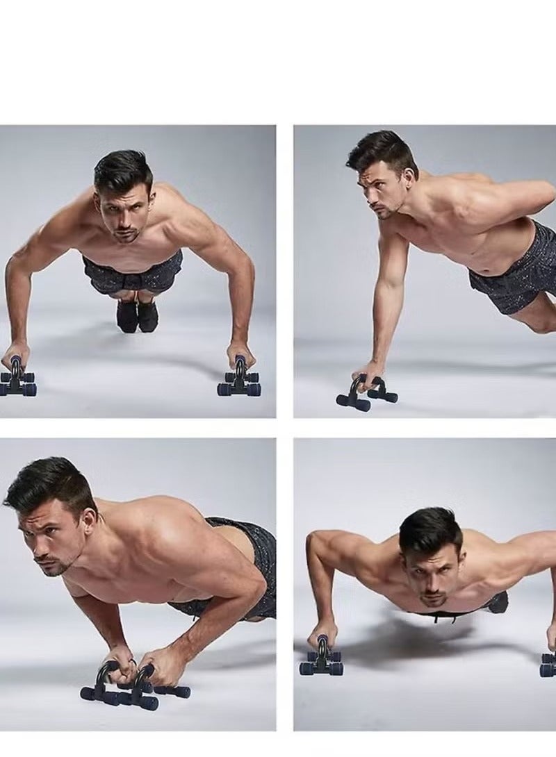 Generic Push Up Bar Fitness Push Up Bar Push-Ups Stands Bars Tool for Fitness Chest Training Equipment Exercise Training  - Image 3