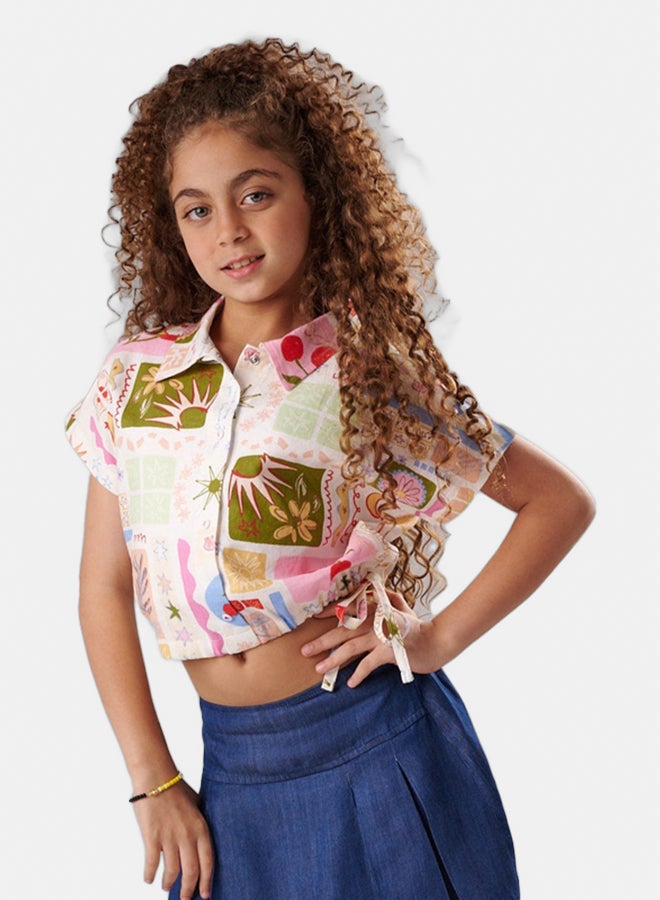 جودي ميني بلوزه وسط رباط - Image 1