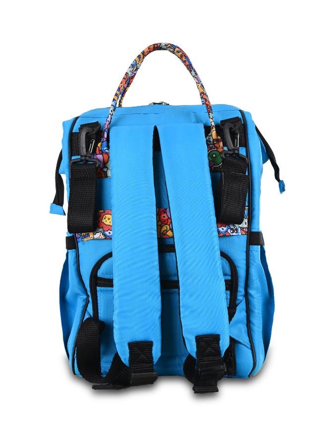 Uni baby - Diaper bag Uni baby Cool Turquoise wooded - Image 1