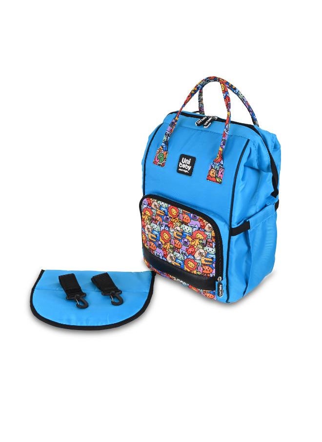 Uni baby - Diaper bag Uni baby Cool Turquoise wooded - Image 1