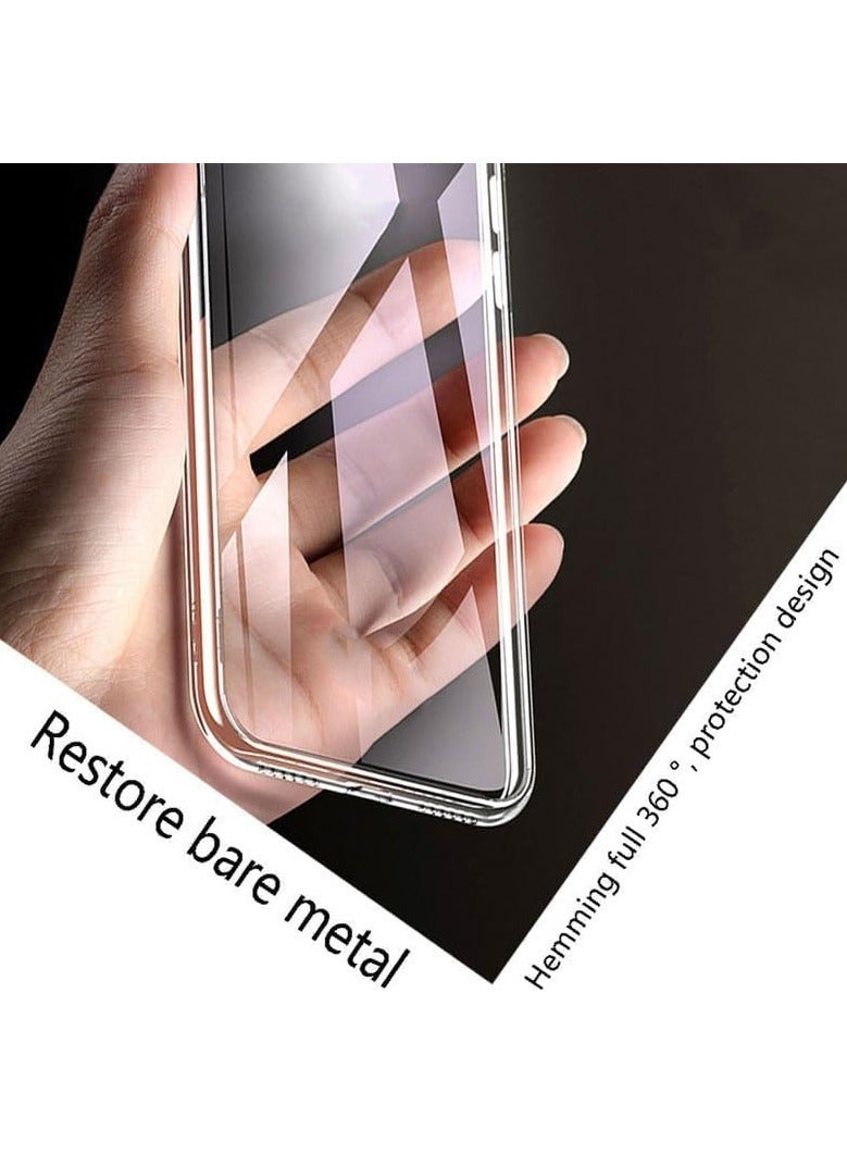 General Case Compatible with Motorola Edge 50 Pro 5G, Ultra-Thin Clear Soft Silicone Anti-Shock Case, Anti Scratch TPU Bumper Case for Moto Edge 50 Pro  - Image 2