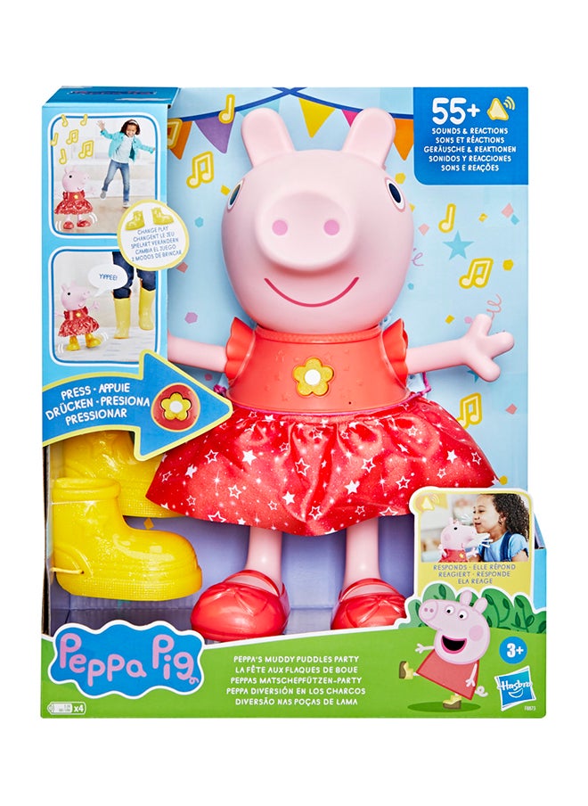Peppa Pig Peppa’s Muddy Puddles Party Singing and Dancing Doll  - Image 2