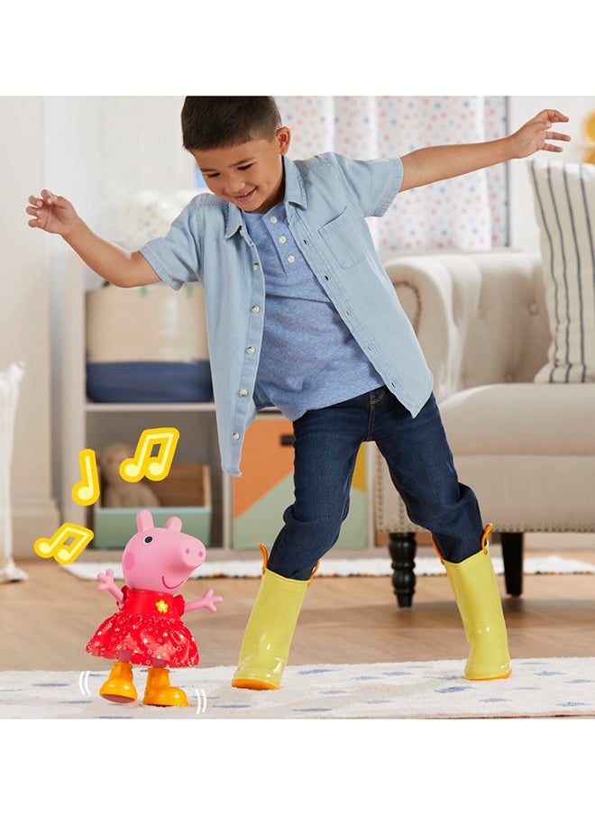 Peppa Pig Peppa’s Muddy Puddles Party Singing and Dancing Doll  - Image 5